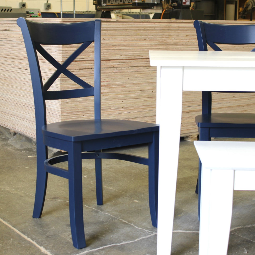 Single X-Back Side Chair