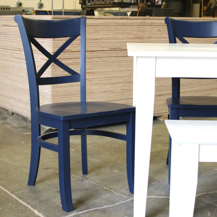 Single X-Back Side Chair