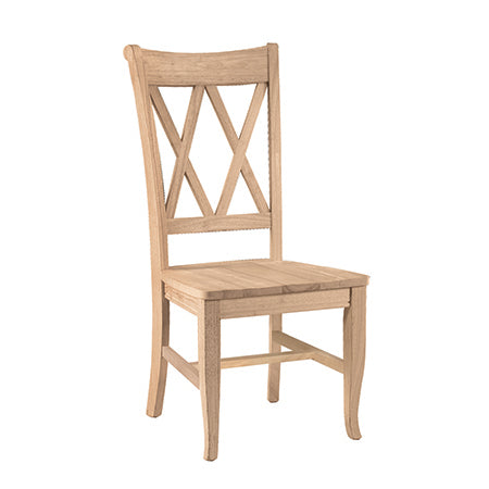 Double X-Back Side Chair