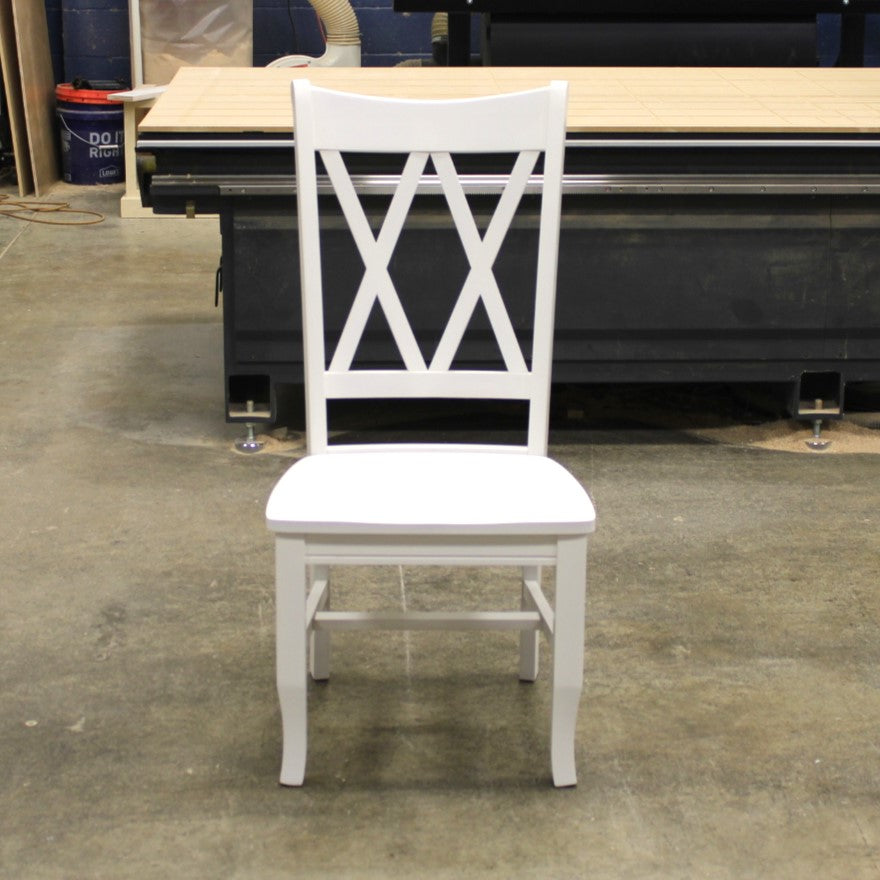 Double X-Back Side Chair