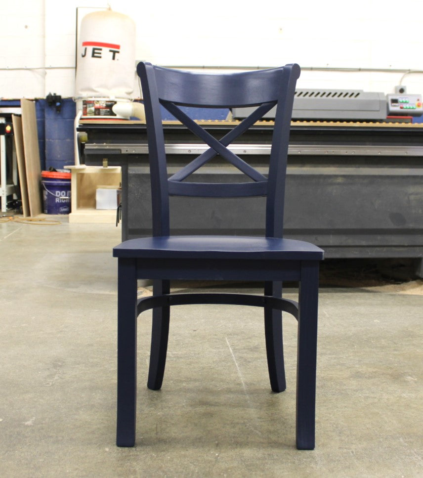 Single X-Back Side Chair