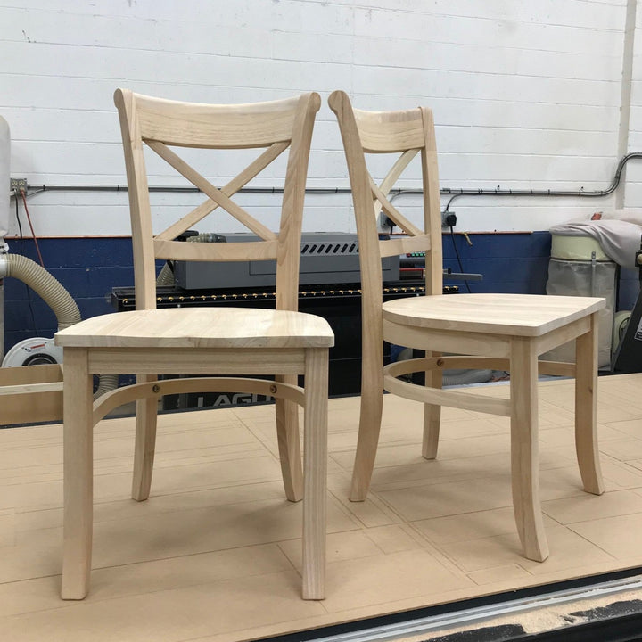 Single X-Back Side Chair