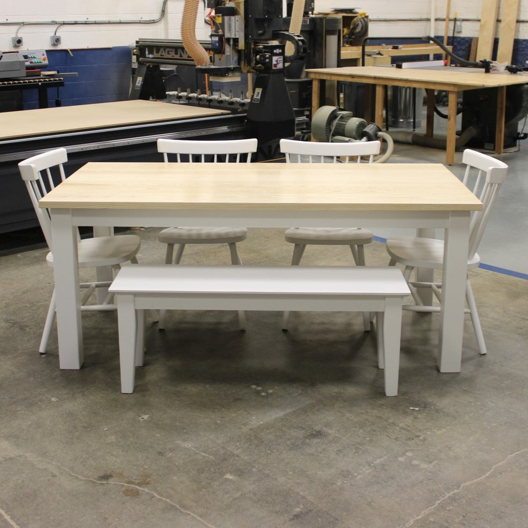 Straight Leg Dining Table
