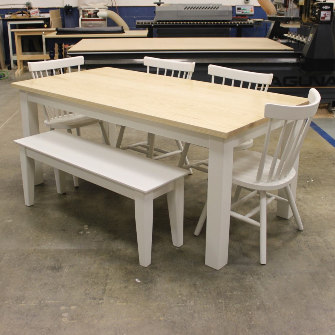 Straight Leg Dining Table
