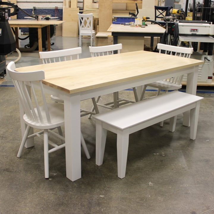 Straight Leg Dining Table