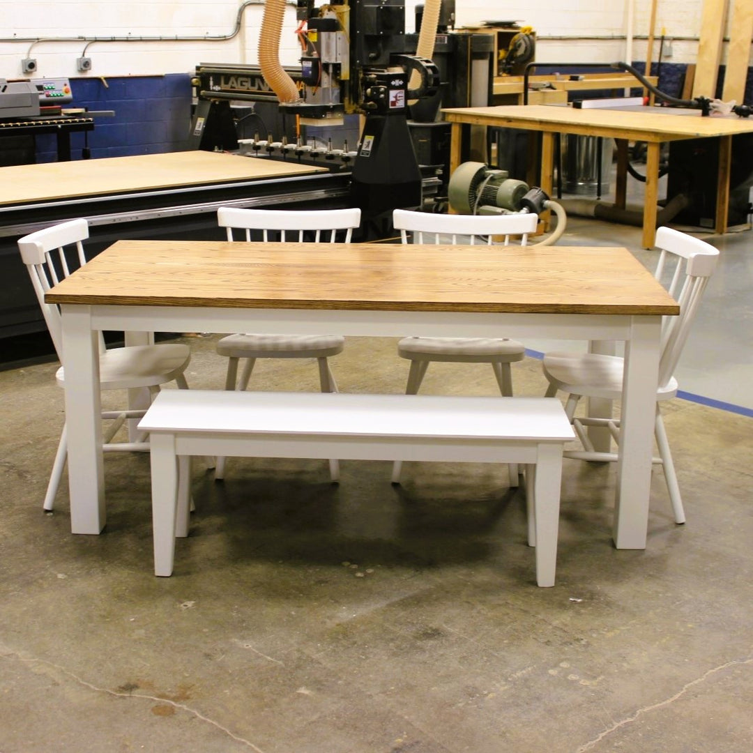 Straight Leg Dining Table