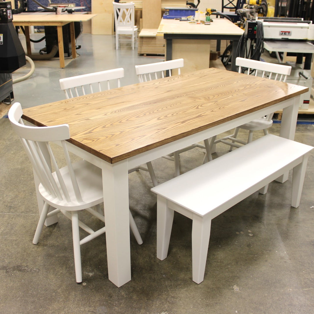 Straight Leg Dining Table