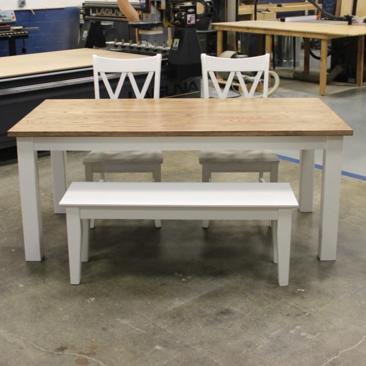 Straight Leg Dining Table