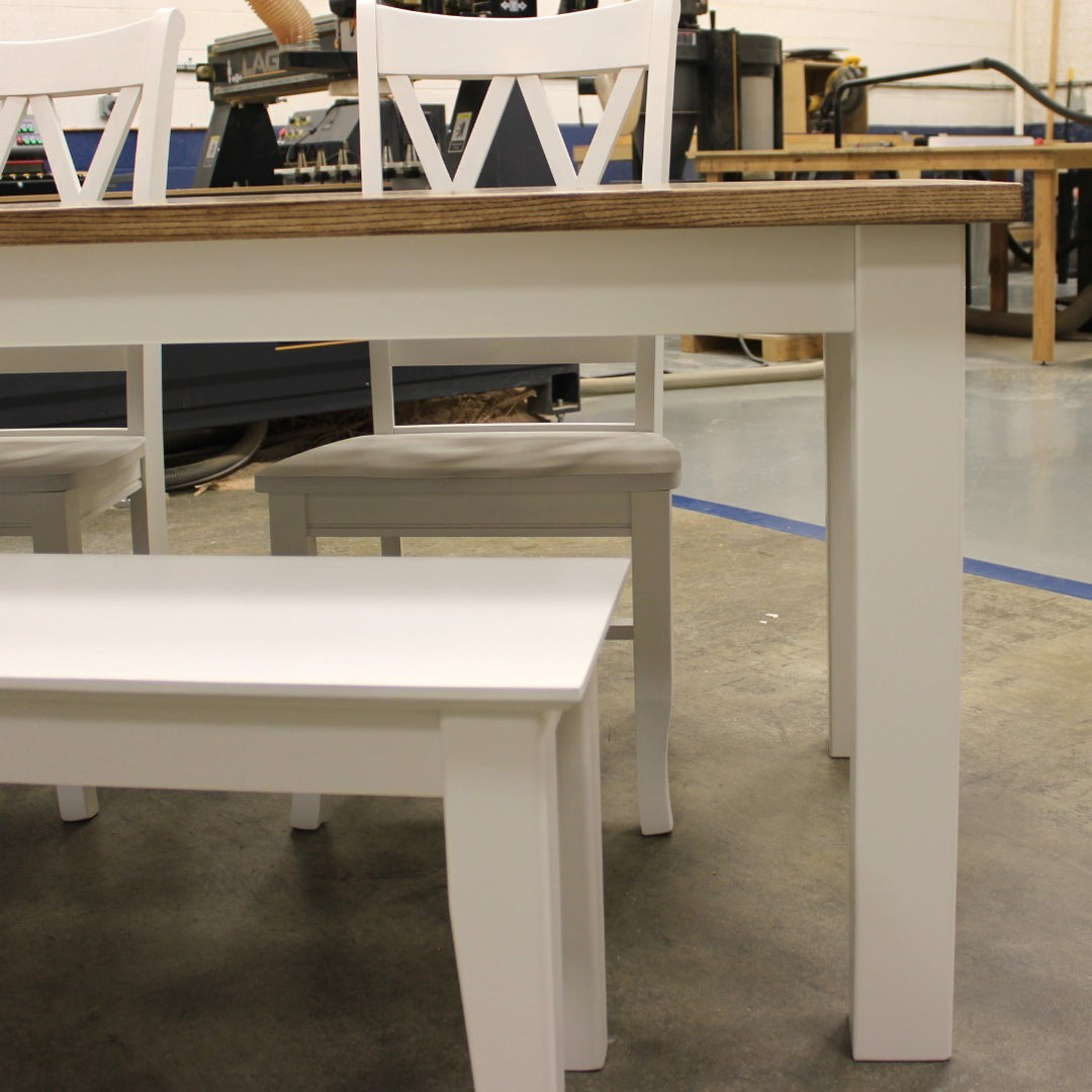 Straight Leg Dining Table